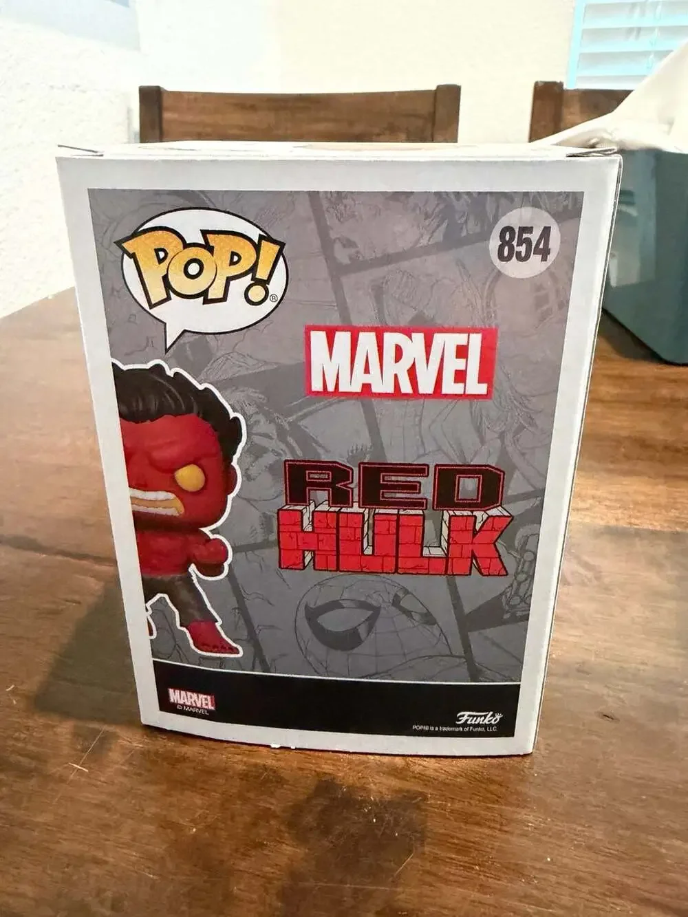 Funko Marvel Pop! Red Hulk Bobble-Head #854 Exclusive